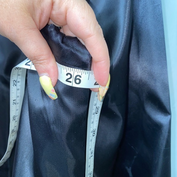 Vintage Satin Jacket - Embroidered Tiger - Black - Rockabilly - Men's XL - USA - Picture 5 of 9